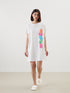 LC Waikiki Crew Neck Polka Dot Short Sleeve Women's Nightgown